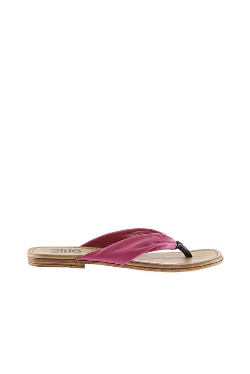 Bueno Shoes Fuşya Deri Kadın Parmak Arası Terlik 01wu3400 - Görsel 3