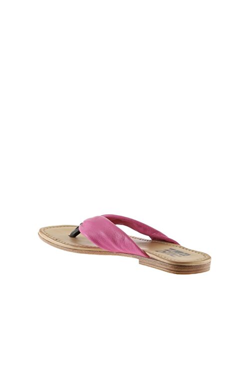Bueno Shoes Fuşya Deri Kadın Parmak Arası Terlik 01wu3400 - Görsel 6
