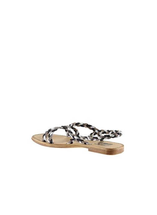 Bueno Shoes Siyah Multi Deri Kadın Sandalet 01wu3417 - Görsel 6