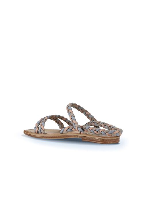 Bueno Shoes Pudra Multi Deri Kadın Sandalet 01wu3417 - Görsel 6