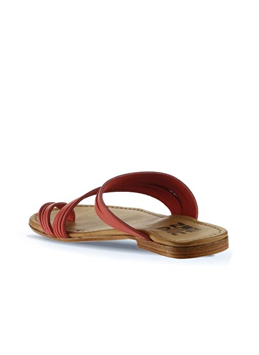 Bueno Shoes Mercan Deri Kadın Parmak Arası Terlik 01wu3418 - Görsel 6
