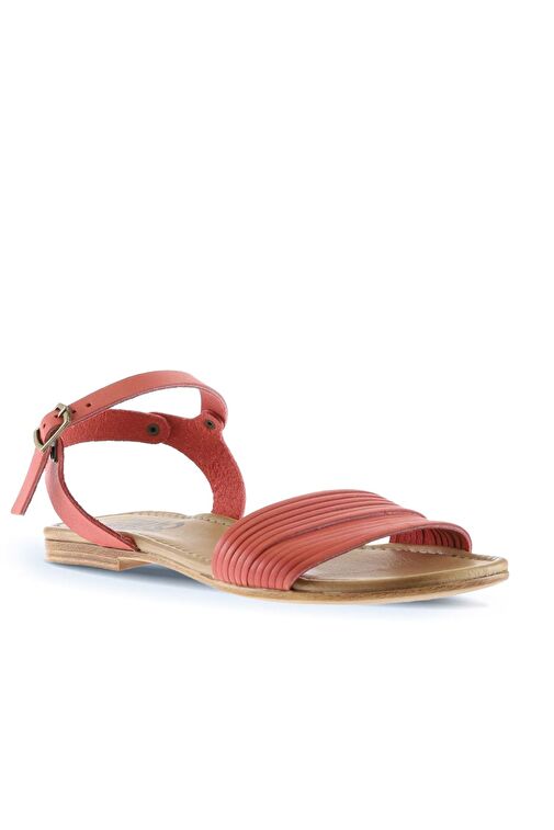 Bueno Shoes Mercan Deri Kadın Sandalet 01wu3420 - Görsel 4