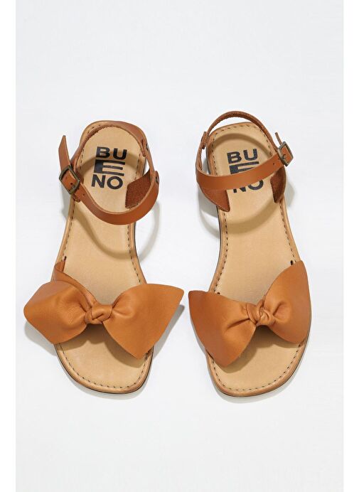 Bueno Shoes Taba Deri Kadın Sandalet 01wu3424 - Görsel 2