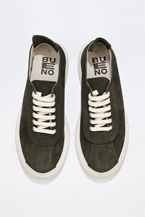 Bueno Shoes Haki Nubuk Erkek Spor Ayakkabı 01mq4904 - Görsel 5
