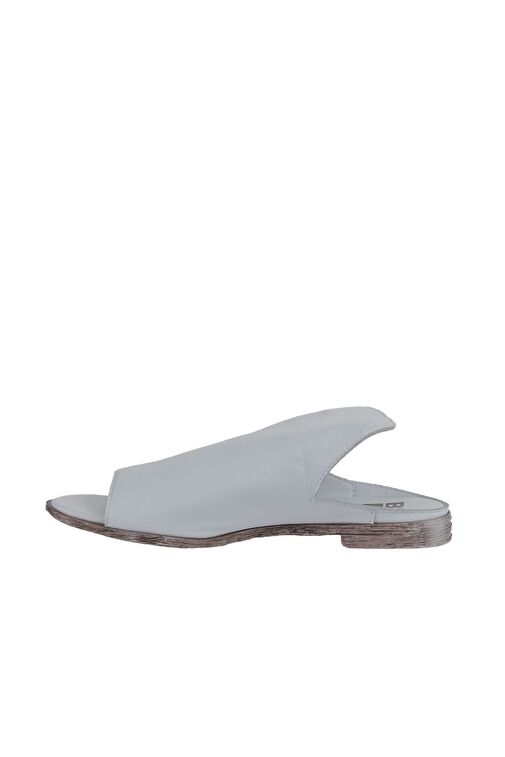 Bueno Shoes Beyaz Deri Kadın Düz Terlik 01wn5019 - Görsel 3