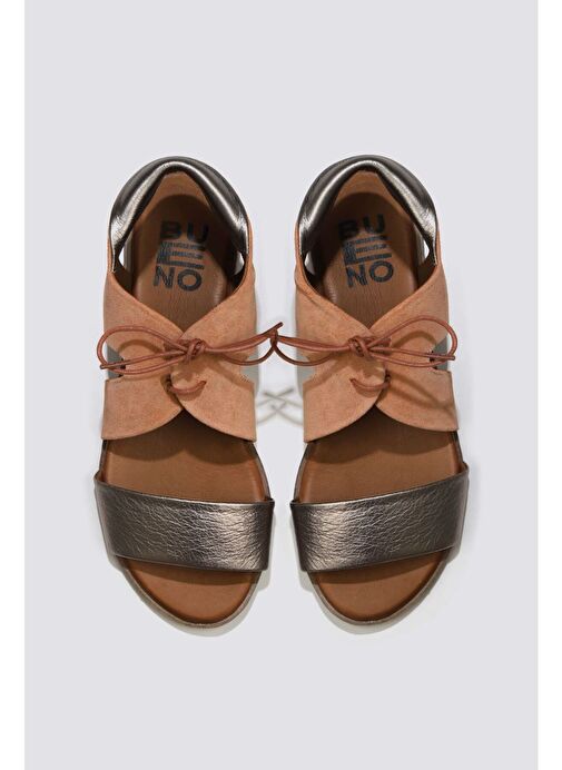 Bueno Shoes Vizon Trnc Deri-süet Kadın Sandalet 01wq2000 - Görsel 2