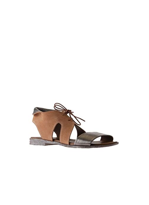 Bueno Shoes Vizon Trnc Deri-süet Kadın Sandalet 01wq2000 - Görsel 4