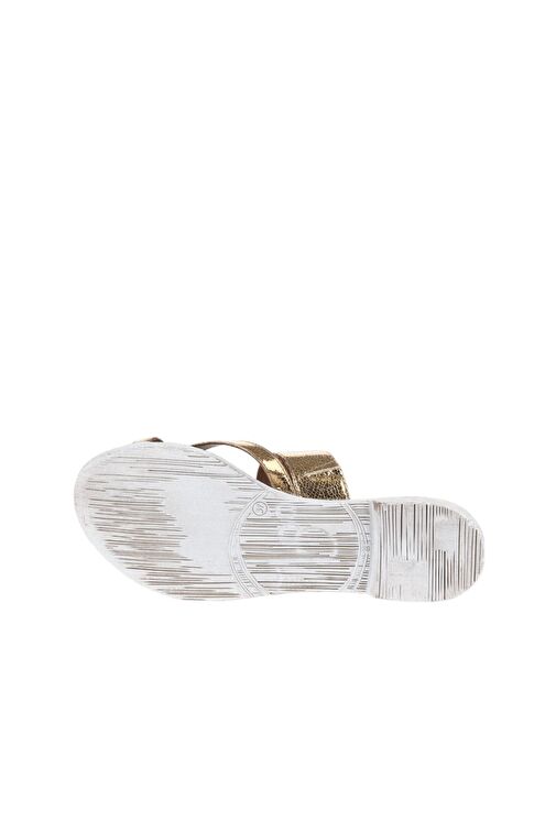 Bueno Shoes Bronz Deri Kadın Parmak Arası Terlik 01wq2012 - Görsel 7