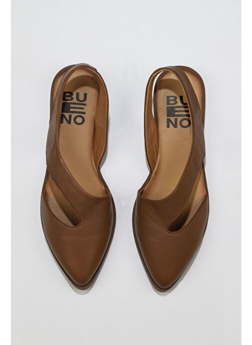 Bueno Shoes Taba Deri Kadın Sandalet 01ws2311 - Görsel 2