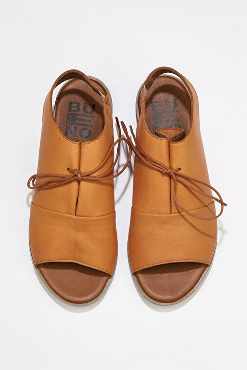 Bueno Shoes Taba Deri Kadın Sandalet 01ws2510 - Görsel 2
