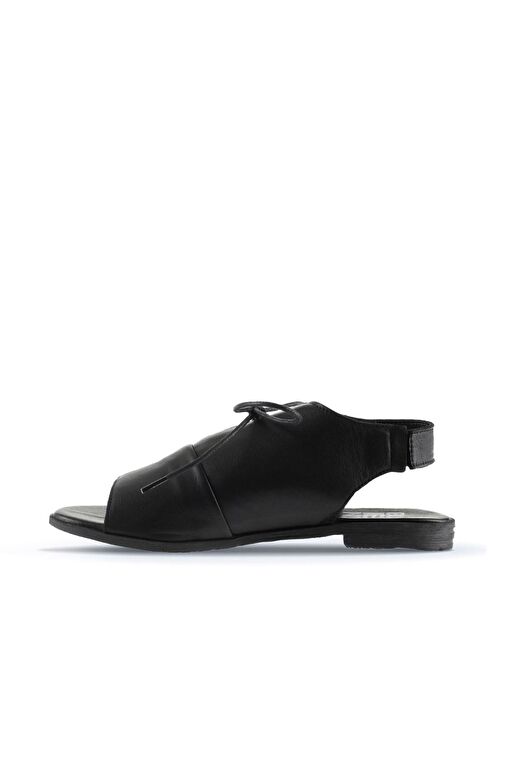 Bueno Shoes Siyah Deri Kadın Sandalet 01ws2510 - Görsel 4