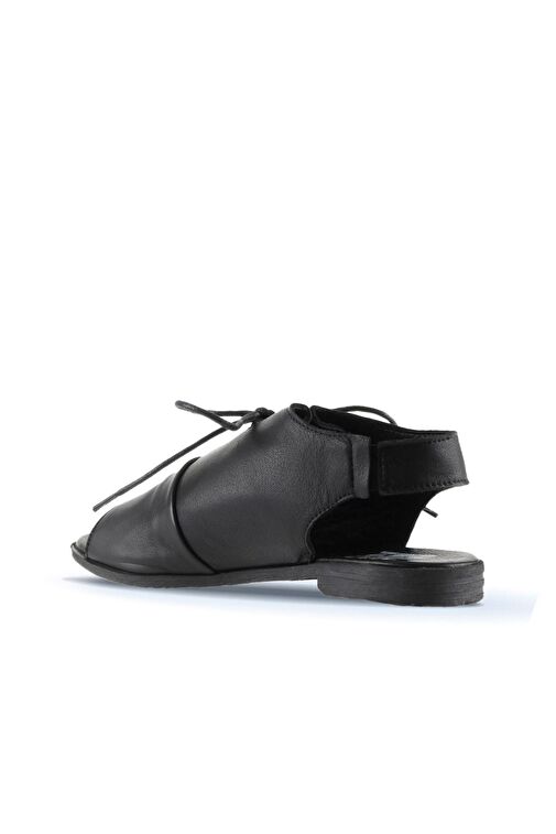 Bueno Shoes Siyah Deri Kadın Sandalet 01ws2510 - Görsel 5