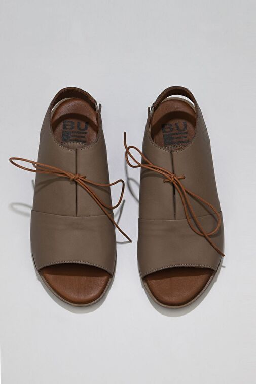 Bueno Shoes Gümüş Deri Kadın Sandalet 01ws2510 - Görsel 2