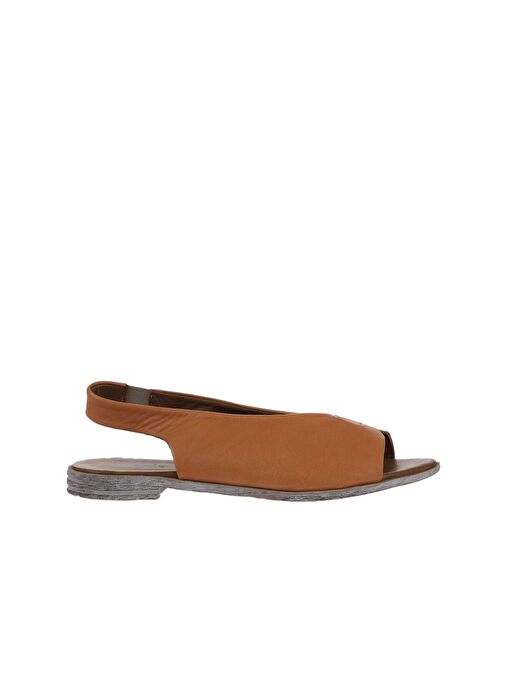 Bueno Shoes Taba Deri Kadın Sandalet 01ws2512 - Görsel 3