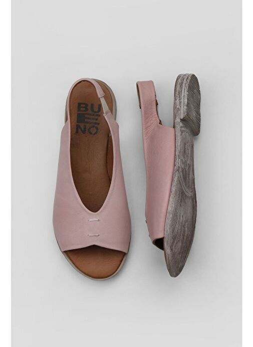 Bueno Shoes Gül Kurusu Deri Kadın Sandalet 01ws2512 - Görsel 2