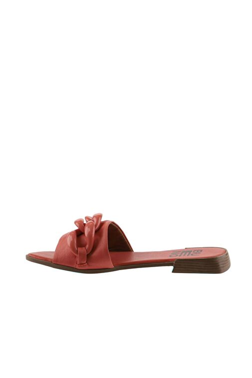 Bueno Shoes Mercan Deri Kadın Düz Terlik 01wu1815 - Görsel 5