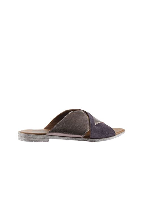 Bueno Shoes Mor Taba Süet-deri Kadın Düz Terlik 01wu3000 - Görsel 3