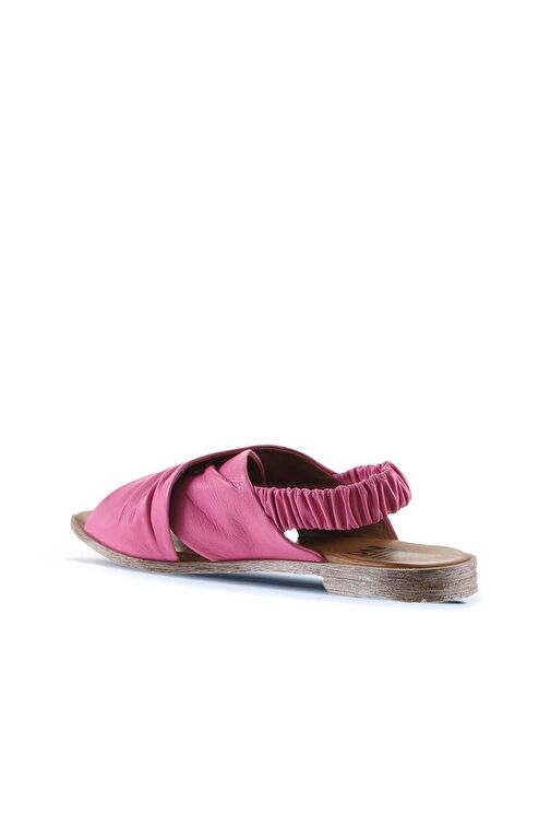 Bueno Shoes Fuşya Deri Kadın Sandalet 01wu3005 - Görsel 2