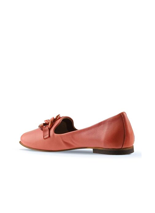 Bueno Shoes Mercan Deri Kadın Düz Babet 01wu3600 - Görsel 6