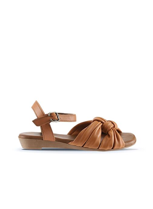 Bueno Shoes Taba Deri Kadın Sandalet 01wu8802 - Görsel 3