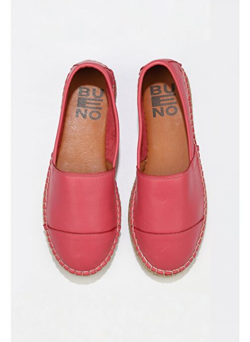 Bueno Shoes Fuşya Deri Kadın Espadril Ayakkabı 01wj0300 - Görsel 2
