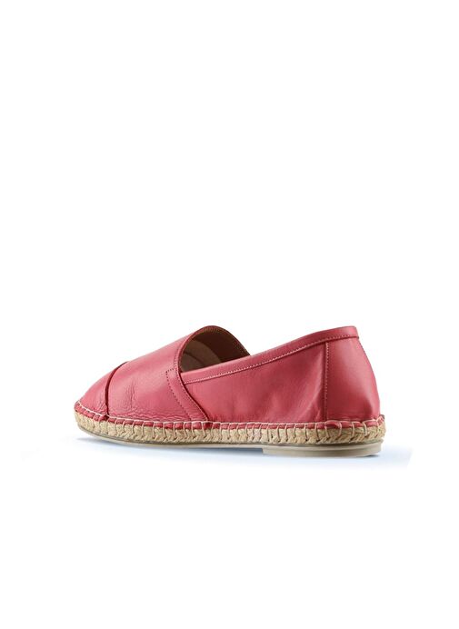 Bueno Shoes Fuşya Deri Kadın Espadril Ayakkabı 01wj0300 - Görsel 6