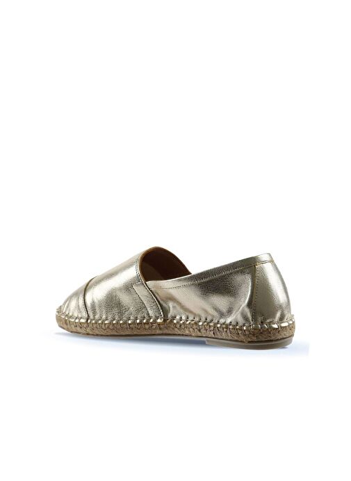 Bueno Shoes Altın Deri Kadın Espadril Ayakkabı 01wj0300 - Görsel 5
