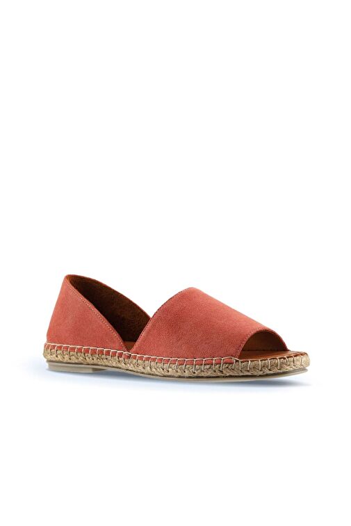 Bueno Shoes Pudra Açık Süet Kadın Espadril Ayakkabı 01wq2413 - Görsel 4