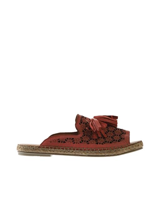 Bueno Shoes Mercan Deri Kadın Espadril Terlik 01wq2417 - Görsel 3