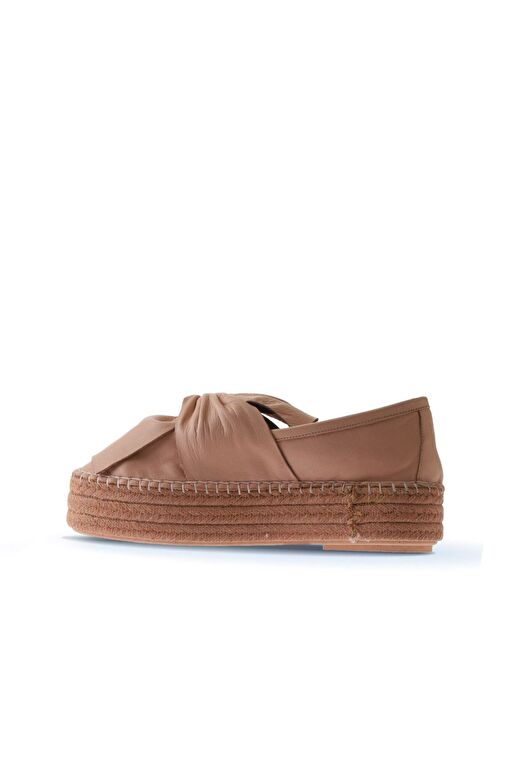 Bueno Shoes Pudra Deri Kadın Dolgu Topuklu Espadril Ayakkabı 01wq3502 - Görsel 6