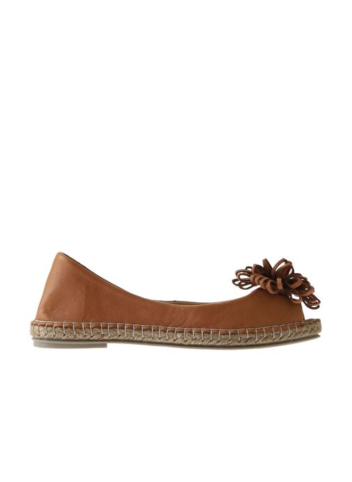 Bueno Shoes Taba Deri Kadın Düz Babet 01ws4807 - Görsel 3