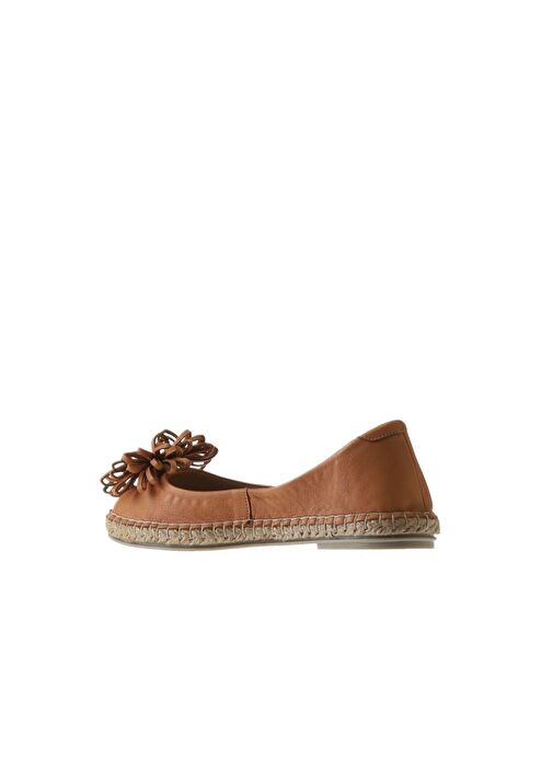 Bueno Shoes Taba Deri Kadın Düz Babet 01ws4807 - Görsel 6