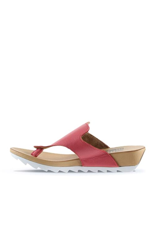 Bueno Shoes Fuşya Deri Kadın Parmak Arası Terlik 01we0604 - Görsel 2