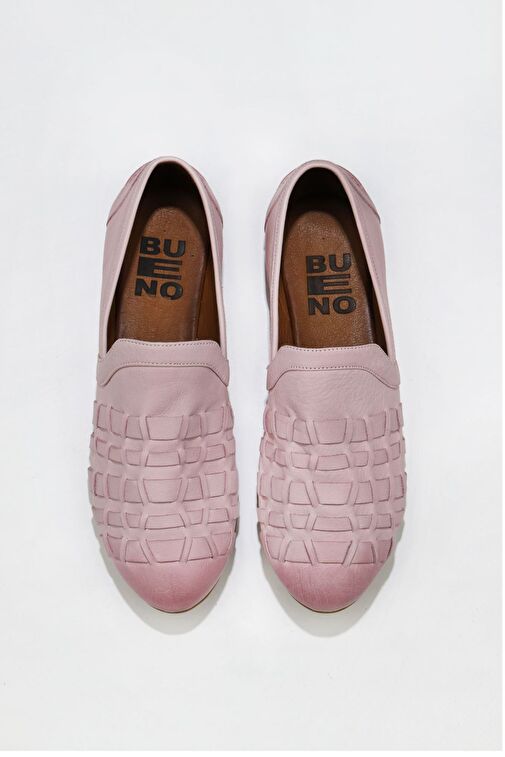 Bueno Shoes Pembe Deri Kadın Düz Babet 01wq0105 - Görsel 2