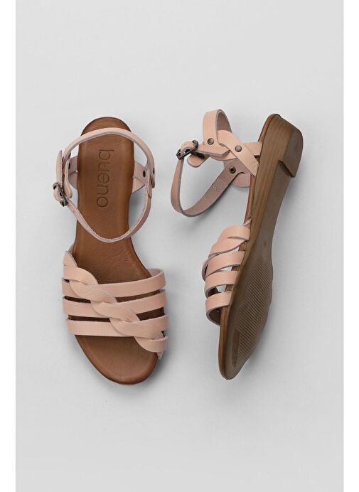 Bueno Shoes Pudra Deri Kadın Sandalet 01wu3901 - Görsel 2