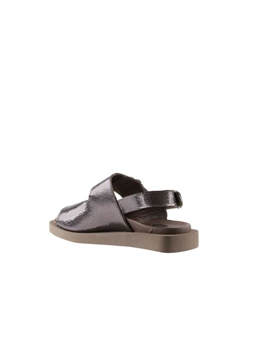 Bueno Shoes Kurşun Parlak Deri Kadın Sandalet 01wu3306 - Görsel 6