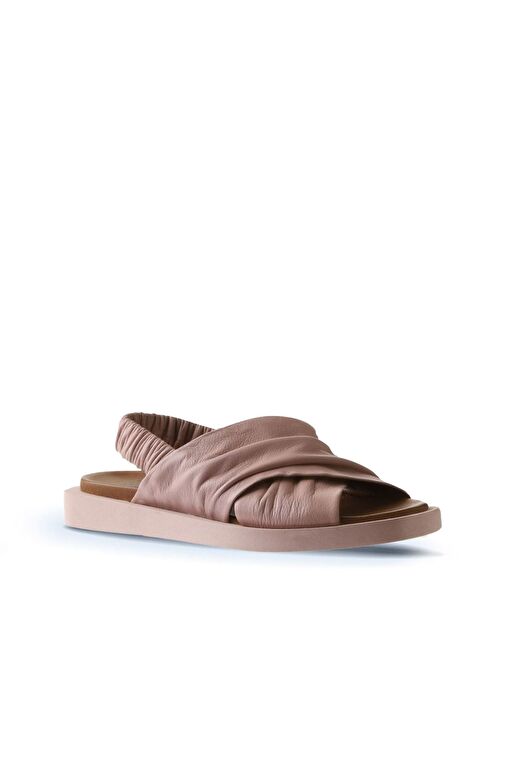 Bueno Shoes Gül Kurusu Deri Kadın Sandalet 01wu3309 - Görsel 4