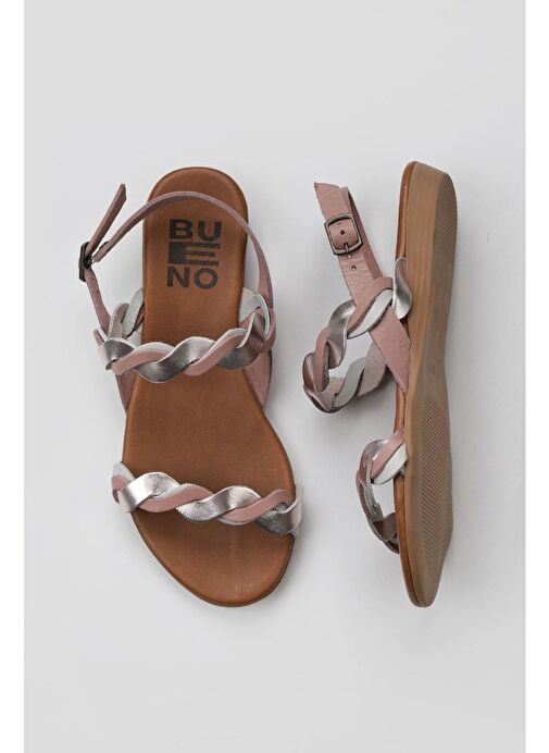 Bueno Shoes Pudra Multi Deri Kadın Sandalet 01wu7472 - Görsel 2
