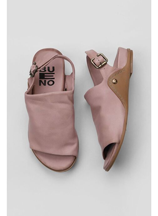 Bueno Shoes Gül Kurusu Deri Kadın Sandalet 01wu7603 - Görsel 2