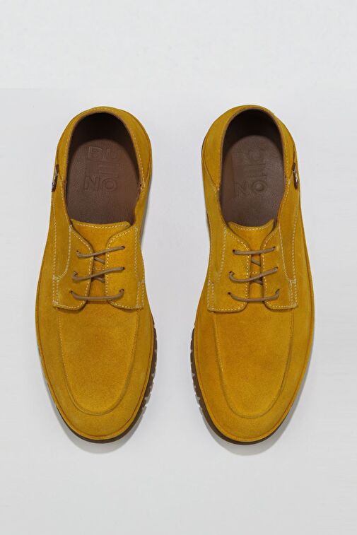 Bueno Shoes Sarı Süet Erkek Günlük Ayakkabı 07m0837 - Görsel 2
