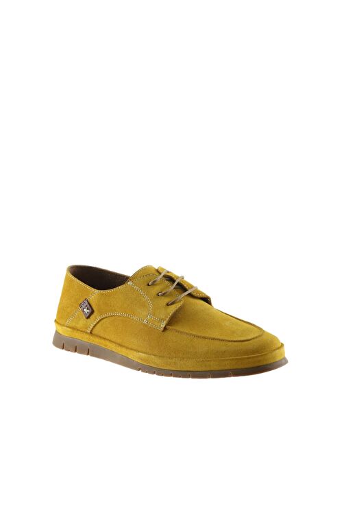 Bueno Shoes Sarı Süet Erkek Günlük Ayakkabı 07m0837 - Görsel 4