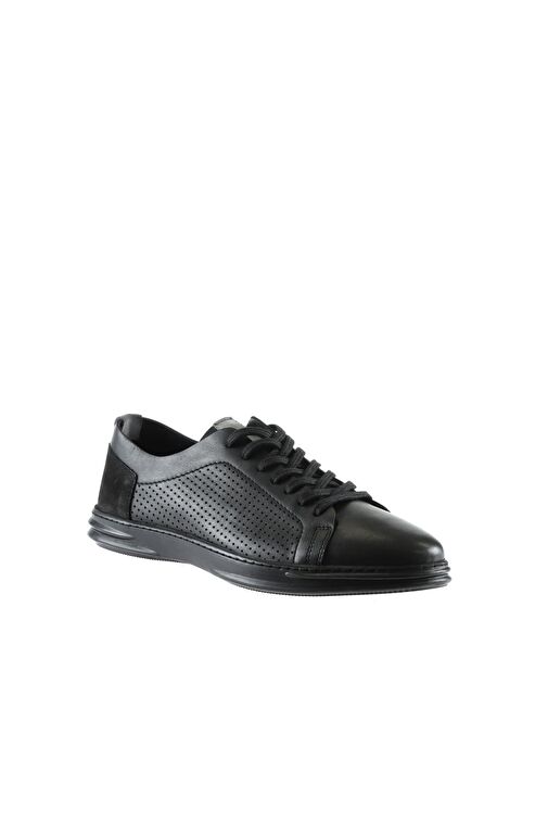 Bueno Shoes Siyah Messi Deri Erkek Günlük Ayakkabı 07m9983 - Görsel 4