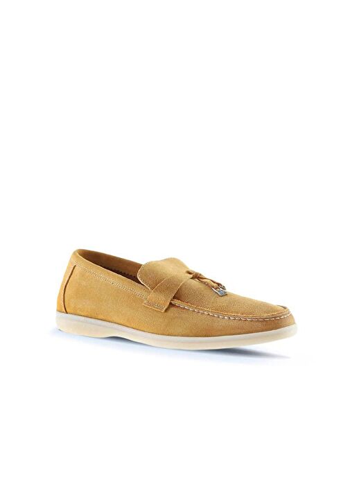 Bueno Shoes Sarı Süet Erkek Loafer 05ms101 - Görsel 4