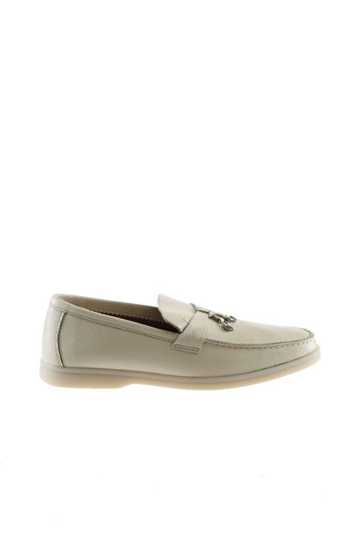 Bueno Shoes Bej Flotter Deri Erkek Loafer 05ms101 - Görsel 3