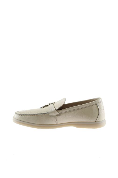 Bueno Shoes Bej Flotter Deri Erkek Loafer 05ms101 - Görsel 5