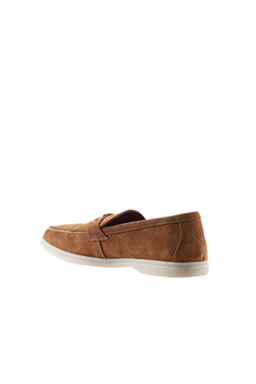 Bueno Shoes Kahverengi Açık Süet Erkek Loafer 05ms101 - Görsel 6