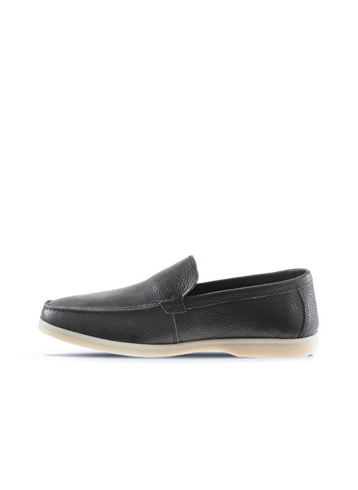 Bueno Shoes Siyah Flotter Deri Erkek Loafer 05ms102 - Görsel 5