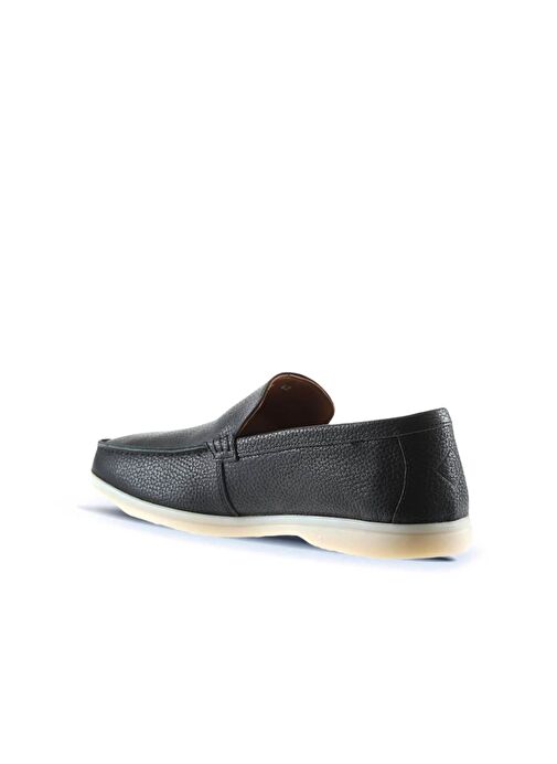 Bueno Shoes Siyah Flotter Deri Erkek Loafer 05ms102 - Görsel 6
