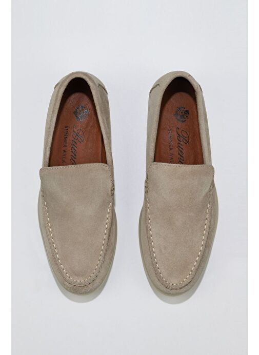 Bueno Shoes Bej Flotter Deri Erkek Loafer 05ms102 - Görsel 2