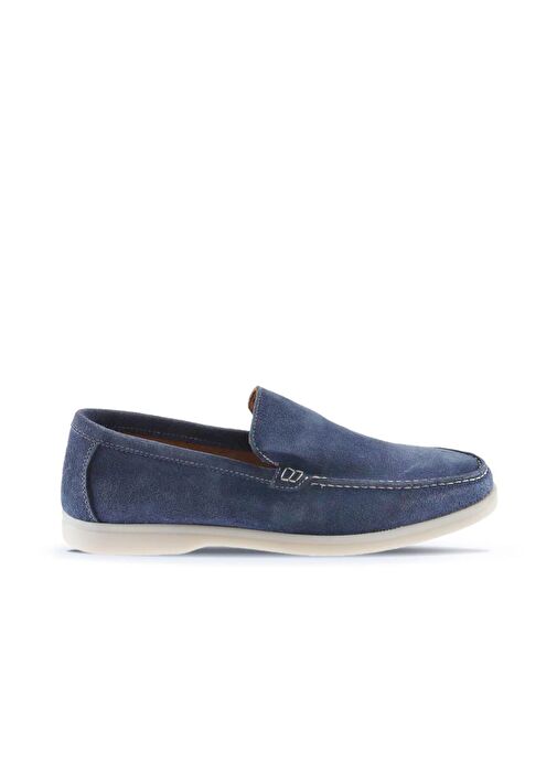 Bueno Shoes Mavi Süet Erkek Loafer 05ms102 - Görsel 3
